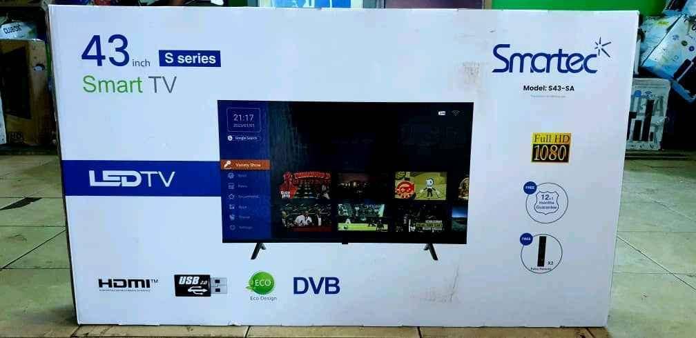 smartec 43" smart android tv for sale in Kampala - Yilick