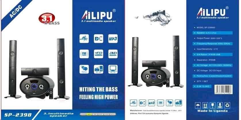 Alipu 3.1x bass home theater for sale in Kampala - Yilick