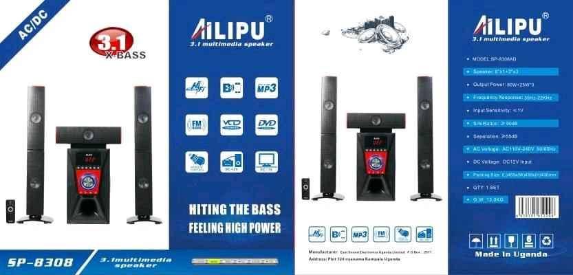 Alipu 3.1xbass home theater for sale in Kampala - Yilick