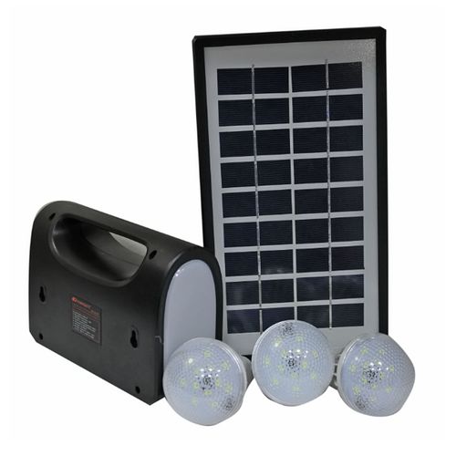 solar panel with 3 bulbs for sale in Kampala - Yilick