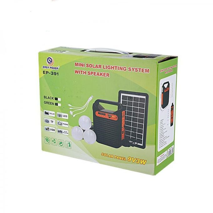 3 lamps solar panel with charging port for sale in Kampala - Yilick
